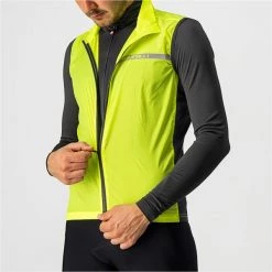 Vestes Vélo CASTELLI SQUADRA STRETCH VEST NEON YELLOW/DARK GREY 23 Jaune / Gris -Equipement vélo Soldes 9 108385 squadra stretch jaune fluo gris fonce 4521512 032 06