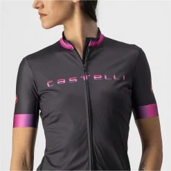 Maillots Vélo CASTELLI GRADIENT JERSEY W BLACK 22 Noir / Rose 12 Maillots Vélo CASTELLI GRADIENT JERSEY W BLACK 22 Noir / Rose -Equipement vélo Soldes 9 108389 gradient noir 4521050 085 06