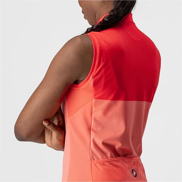 Maillots Vélo CASTELLI VELOCISSIMA SLEEVELESS W CORAIL/PINK 22 Orange 8 Maillots Vélo CASTELLI VELOCISSIMA SLEEVELESS W CORAIL/PINK 22 Orange – Image 6