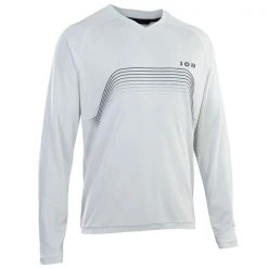 Maillots Vélo ION TEE TRAZE LS MEN PALE BLUE 22 Blanc / Noir