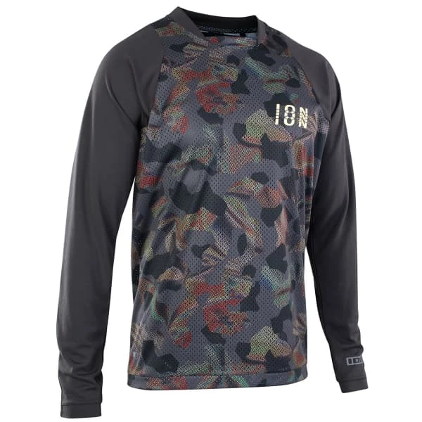 Maillots Vélo ION TEE SCRUB LS MEN BLACK 22 Noir / Multicolore 3 Maillots Vélo ION TEE SCRUB LS MEN BLACK 22 Noir / Multicolore