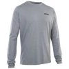 Maillots Vélo ION TEE S LOGO LS DR MEN GREY MELANGE 22 Gris -Equipement vélo Soldes 9 108459 tee s logo ls dr men grey melange 47222 5001 156 01