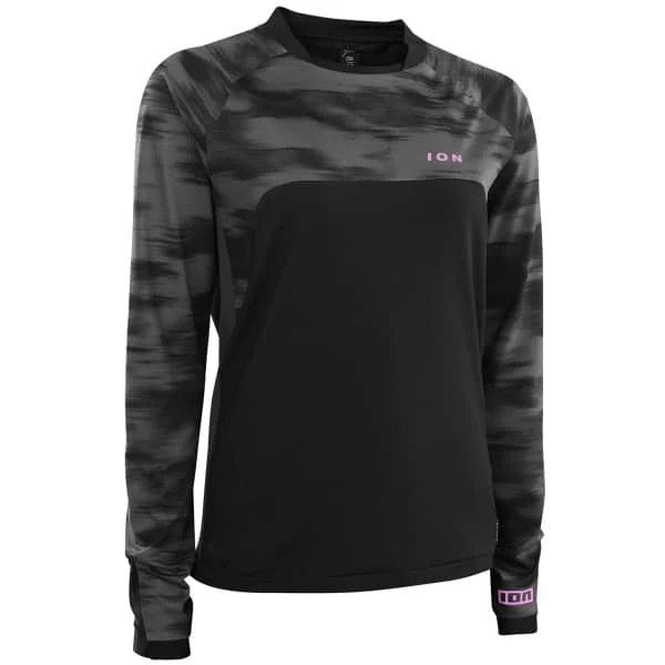 Maillots Vélo ION TEE TRAZE AMP LS AFT WOMEN BLACK 22 Noir / Gris 3 Maillots Vélo ION TEE TRAZE AMP LS AFT WOMEN BLACK 22 Noir / Gris