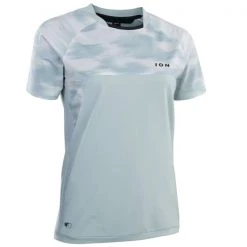 Maillots Vélo ION TEE TRAZE AMP SS AFT WOMEN CLOUD BLUE 22 Bleu / Gris