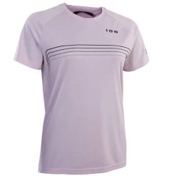 Maillots Vélo ION TEE TRAZE SS WOMEN DARK LAVENDER 22 Rose / Noir