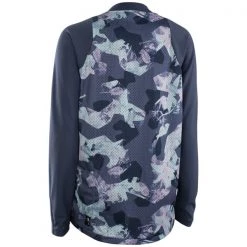 Maillots Vélo ION TEE SCRUB LS WOMEN INDIGO DAWN 22 Bleu / Vert / Rose -Equipement vélo Soldes 9 108470 ion tee scrub ls women indigo dawn 47223 5024 792 02