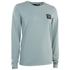 Maillots Vélo ION TEE SEEK AMP LS WOMEN CLOUD BLUE 22 Bleu / Rose