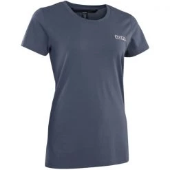 Maillots Vélo ION TEE S LOGO SS DR WOMEN STORM BLUE 22 Bleu / Rose