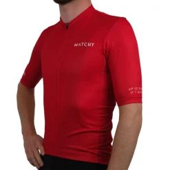 Maillots Vélo MATCHY CYCLING MAILLOT ESSENTIAL VIPER 22 Rouge -Equipement vélo Soldes 9 109048 maillot essential viper essential vip 03