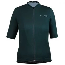 Maillots Vélo MATCHY CYCLING MAILLOT ESSENTIAL FOREST 22 Vert