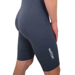 Cuissards Vélo MATCHY CYCLING BIB SHORT ESSENTIAL ANTHRACITE 22 Gris / Blanc -Equipement vélo Soldes 9 109059 bib short essential anthracite essential cu ant 03