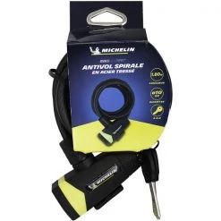 Antivol Vélo MICHELIN ANTIVOL SPIRALE 180 BLACK 22 Noir -Equipement vélo Soldes 9 110382 antivol spirale 180 black 801116 06