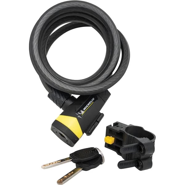 Antivol Vélo MICHELIN ANTIVOL SPIRALE 200 BLACK 22 Noir 3 Antivol Vélo MICHELIN ANTIVOL SPIRALE 200 BLACK 22 Noir – Image 2