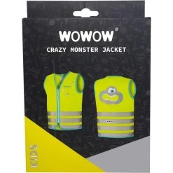 Vestes Vélo WOWOW CRAZY MONSTER KIDS VEST YELLOW 22 Jaune -Equipement vélo Soldes 9 111005 crazy monster kids vest yellow wo00126y 03
