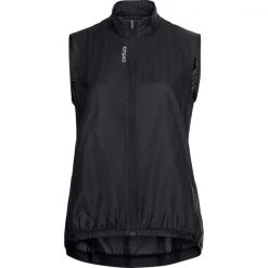 Vestes Vélo ODLO ESSENTIAL WINDPROOF VEST W BLACK 22 Noir