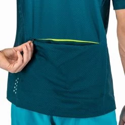 Maillots Vélo KARPOS VERVE TEE RELF POND/ENAMEL/YELLOW FLUO 22 Bleu -Equipement vélo Soldes 9 116482 2500967 018 04