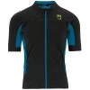 Maillots Vélo KARPOS PRALONGIA JERSEY BLACK/INDIGO B 22 Noir / Bleu