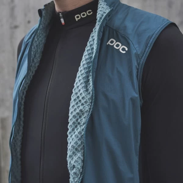 Vestes Vélo POC PRO THERMAL VEST DIOPTASE BLUE 22 Bleu 8 Vestes Vélo POC PRO THERMAL VEST DIOPTASE BLUE 22 Bleu – Image 6