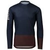 Maillots Vélo POC MTB PURE LS JERSEY TURMALINE NAVY/AXINITE BROWN 22 Bleu / Marron -Equipement vélo Soldes 9 116584 52844 1819 01