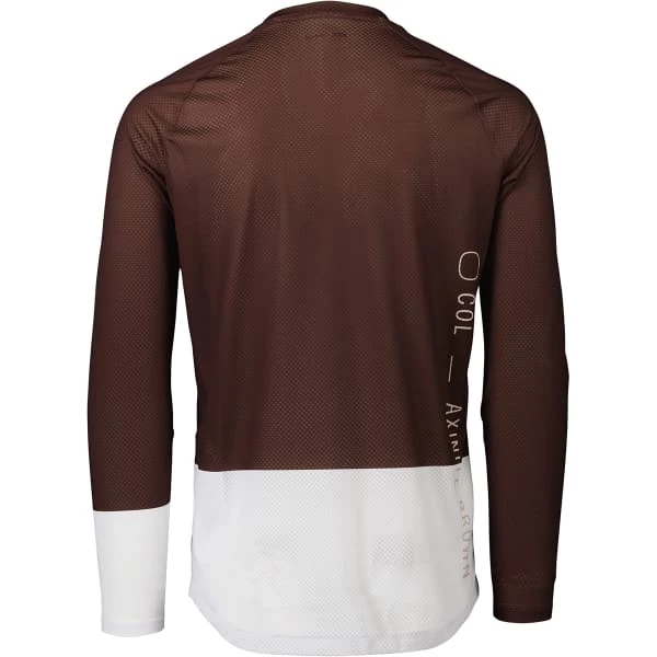 Maillots Vélo POC MTB PURE LS JERSEY AXINITE BROWN/HYDROGEN WHITE 23 Marron / Blanc 4 Maillots Vélo POC MTB PURE LS JERSEY AXINITE BROWN/HYDROGEN WHITE 23 Marron / Blanc – Image 2