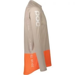 Maillots Vélo POC MTB PURE LS JERSEY LIGHT SANDSTONE BEIGE/ZINK ORANGE 23 Beige / Orange -Equipement vélo Soldes 9 116633 mtb pure ls jersey light sandstone beige zink orange 52844 8516 03