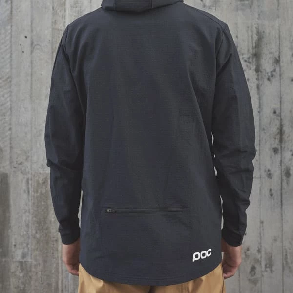 Vestes Vélo POC M'S MANTLE THERMAL HOODIE URANIUM BLACK 23 Noir 6 Vestes Vélo POC M'S MANTLE THERMAL HOODIE URANIUM BLACK 23 Noir – Image 4