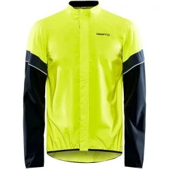 Vestes Vélo CRAFT CORE ENDUR HYDRO JKT M FLUMINO/BLACK 23 Jaune / Noir