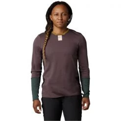 Maillots Vélo FOX W DEFEND LS JERSEY MEDIUM BROWN 23 Marron -Equipement vélo Soldes 9 118475 w defend ls jersey medium brown 28968 602 02