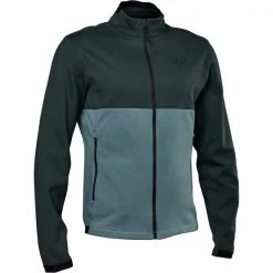 Vestes Vélo FOX RANGER FIRE FLEECE CREW EMERALD 23 Noir / Bleu