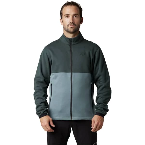 Vestes Vélo FOX RANGER FIRE FLEECE CREW EMERALD 23 Noir / Bleu 4 Vestes Vélo FOX RANGER FIRE FLEECE CREW EMERALD 23 Noir / Bleu – Image 2