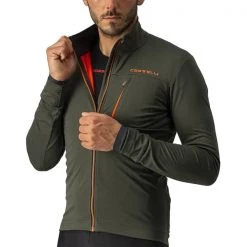 Vestes Vélo CASTELLI GO JACKET ANTHRACITE 23 Vert -Equipement vélo Soldes 9 118742 go jacket anthracite 4521504 075 04