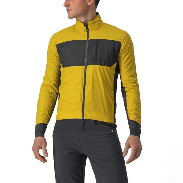Vestes Vélo CASTELLI UNLIMITED PUFFY JKT GOLDENROD/DARK GRAY 23 Gris / Jaune 2 Vestes Vélo CASTELLI UNLIMITED PUFFY JKT GOLDENROD/DARK GRAY 23 Gris / Jaune