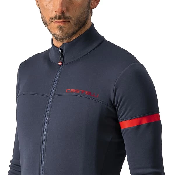 Maillots Vélo CASTELLI FONDO 2 JERSEY FZ SAVILE BLUE/RED REFLEX 23 Bleu 5 Maillots Vélo CASTELLI FONDO 2 JERSEY FZ SAVILE BLUE/RED REFLEX 23 Bleu – Image 3