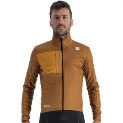 Vestes Vélo SPORTFUL SUPER JACKET LEATHER 23 Marron