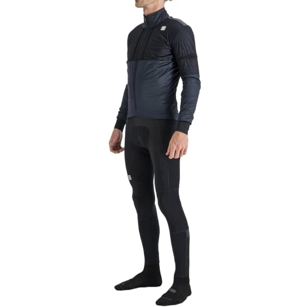 Vestes Vélo SPORTFUL SUPERGIARA JACKET GALAXY BLUE 23 Gris / Noir 5 Vestes Vélo SPORTFUL SUPERGIARA JACKET GALAXY BLUE 23 Gris / Noir – Image 3