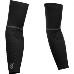 Manchettes Vélo COMPRESSPORT ARMFORCE ULTRALIGHT BLACK 22 Noir