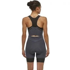 Cuissards Vélo PATAGONIA W'S ENDLESS RIDE LINER BIBS SMOLDER BLUE 20 Gris -Equipement vélo Soldes 9 81888 w s endless ride liner bibs smolder blue 24570 smdb 04
