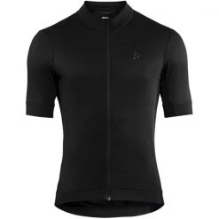 Maillots Vélo CRAFT ESSENCE JERSEY M BLACK 22 Noir