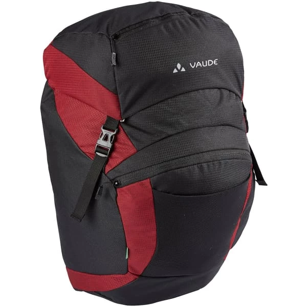 Sacoches Vélo VAUDE ONTOUR BACK BLACK/CARMINE 22 Noir / Rouge 4 Sacoches Vélo VAUDE ONTOUR BACK BLACK/CARMINE 22 Noir / Rouge – Image 2