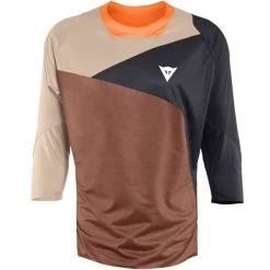 Maillots Vélo DAINESE HG OTZARRETA 3/4 DARK-SAND/BLACK 21 Marron / Beige / Noir