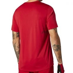 Maillots Vélo FOX RANGER SS JERSEY BLOCK CHILI 21 Rouge -Equipement vélo Soldes 9 85395 ranger ss jersey block chili 27311 555 04