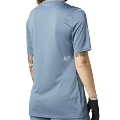 Maillots Vélo FOX W RANGER SS JERSEY MATTE BLUE 21 Bleu 9 Maillots Vélo FOX W RANGER SS JERSEY MATTE BLUE 21 Bleu -Equipement vélo Soldes 9 85433 w ranger ss jersey matte blue 27440 034 04