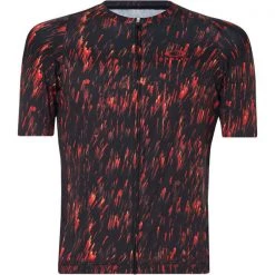 Maillots Vélo OAKLEY ENDURANCE JERSEY 2.0 REDLINE DOTS 21 Rouge / Noir