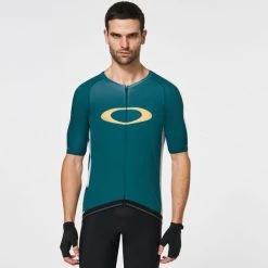 Maillots Vélo OAKLEY ICON JERSEY 2.0 BAYBERRY 21 Blanc / Vert -Equipement vélo Soldes 9 86007 foa400596 70u 04