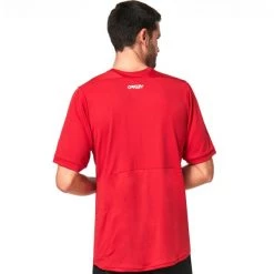 Maillots Vélo OAKLEY PIPELINE TRAIL TEE RED LINE 21 Rouge -Equipement vélo Soldes 9 86012 foa401894 465 05