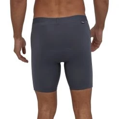 Sous-vêtements Vélo PATAGONIA M'S NETHER BIKE LINER SHORTS SMOLDER BLUE 21 Gris -Equipement vélo Soldes 9 86474 24970 smdb 03