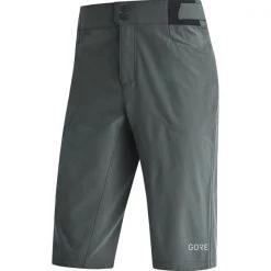 Shorts Vélo GORE WEAR PASSION SHORTS MENS URBAN GREY 21 Gris