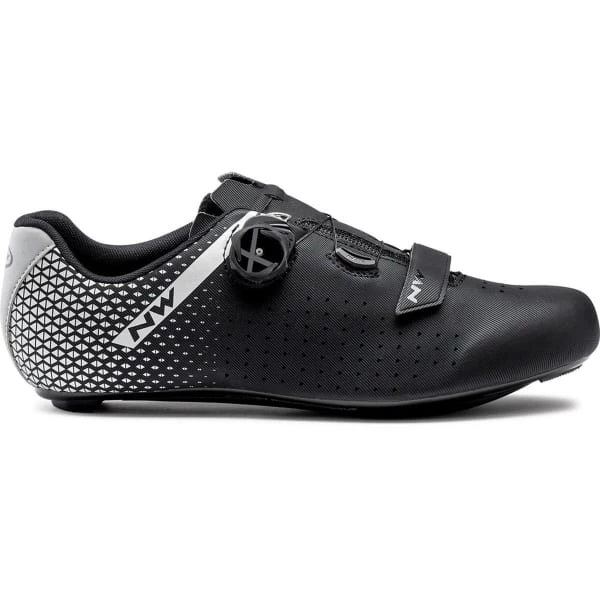 Chaussures Vélo Route NORTHWAVE CORE PLUS 2 BLACK/SILVER 22 Noir / Blanc 3 Chaussures Vélo Route NORTHWAVE CORE PLUS 2 BLACK/SILVER 22 Noir / Blanc
