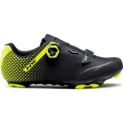 Chaussures Vtt NORTHWAVE ORIGIN PLUS 2 BLACK/YELLOW FLUO 22 Noir / Jaune