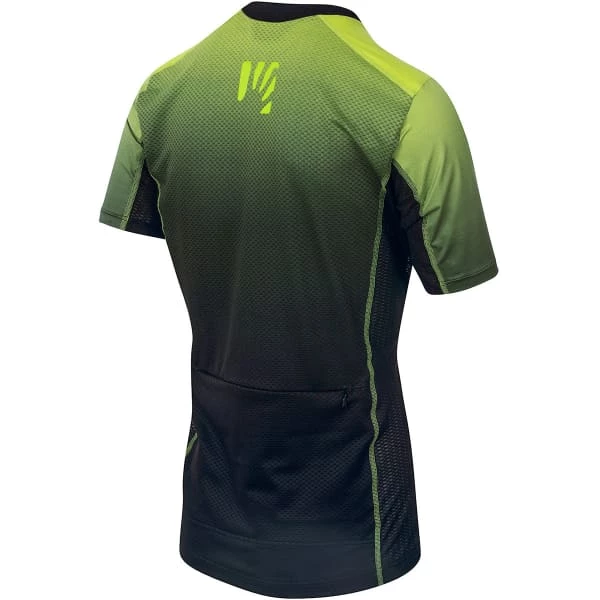 Maillots Vélo KARPOS VERVE TEE BLACK/GREEN FLUO 21 Vert / Noir 4 Maillots Vélo KARPOS VERVE TEE BLACK/GREEN FLUO 21 Vert / Noir – Image 2